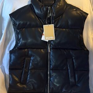 Michael Kors Black Puffer Vest